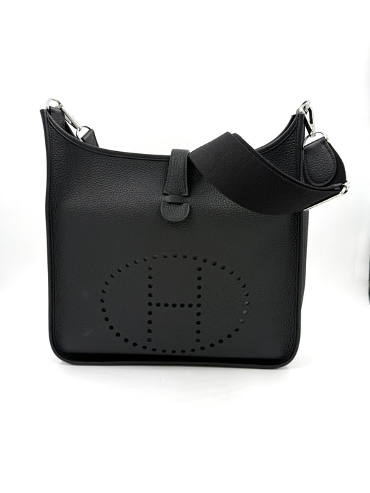 HERMÈS Evelyne 33 Clemenceleder schwarz