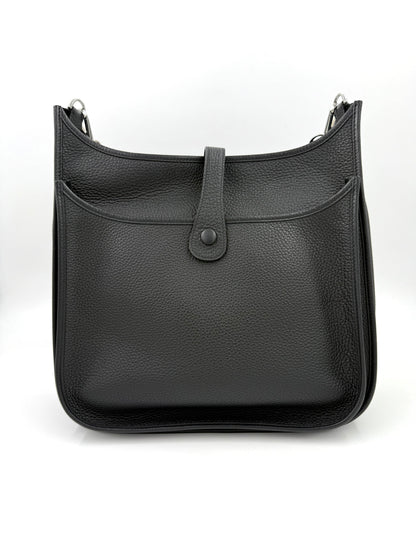 HERMÈS Evelyne 33 Clemenceleder schwarz