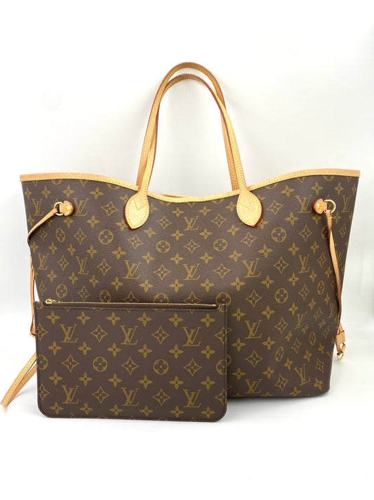 LOUIS VUITTON Neverfull GM Monogram Canvas mit Pochette - Clutch & Macarons - Chip - Clutch & Macarons - 