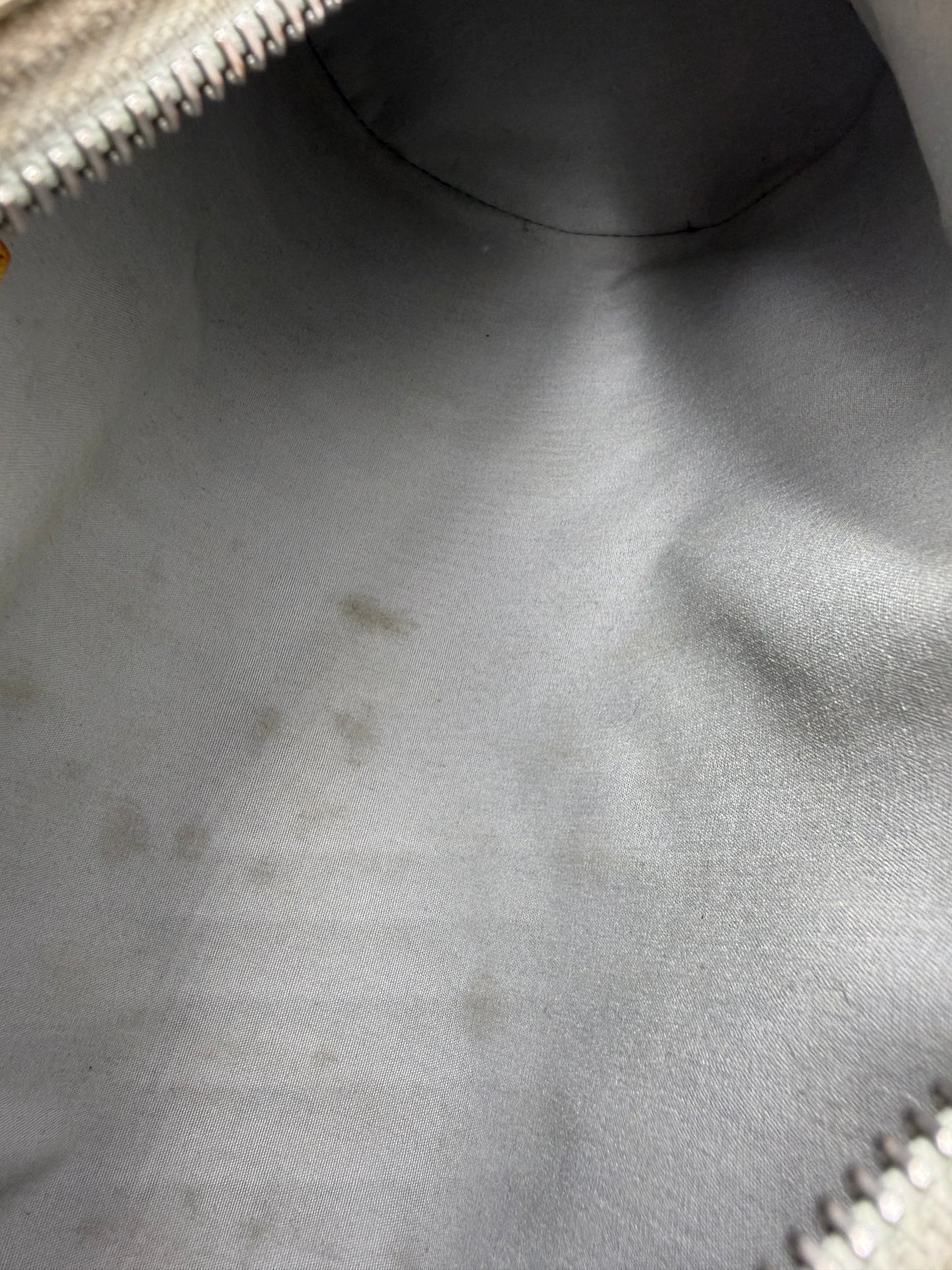 LOUIS VUITTON Papillon Monogram Shimmer Silver