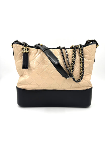 CHANEL Gabrielle medium creme noir