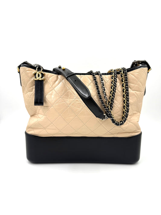 CHANEL Gabrielle medium creme noir