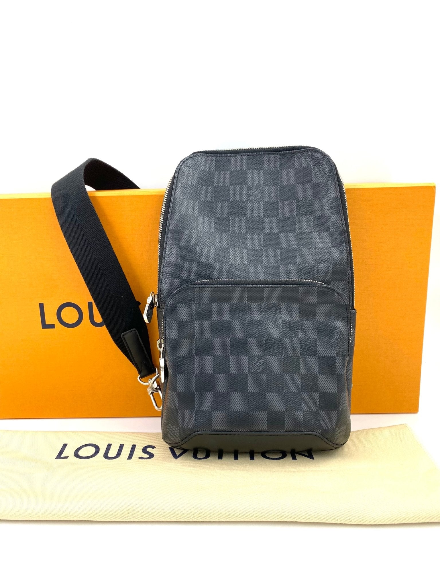 LOUIS VUITTON Sling Bag Damier graphite - Clutch & Macarons - Chip - Clutch & Macarons - 