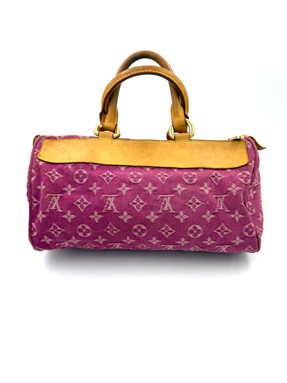 LOUIS VUITTON Neo Speedy 30 Monogram Denim pink