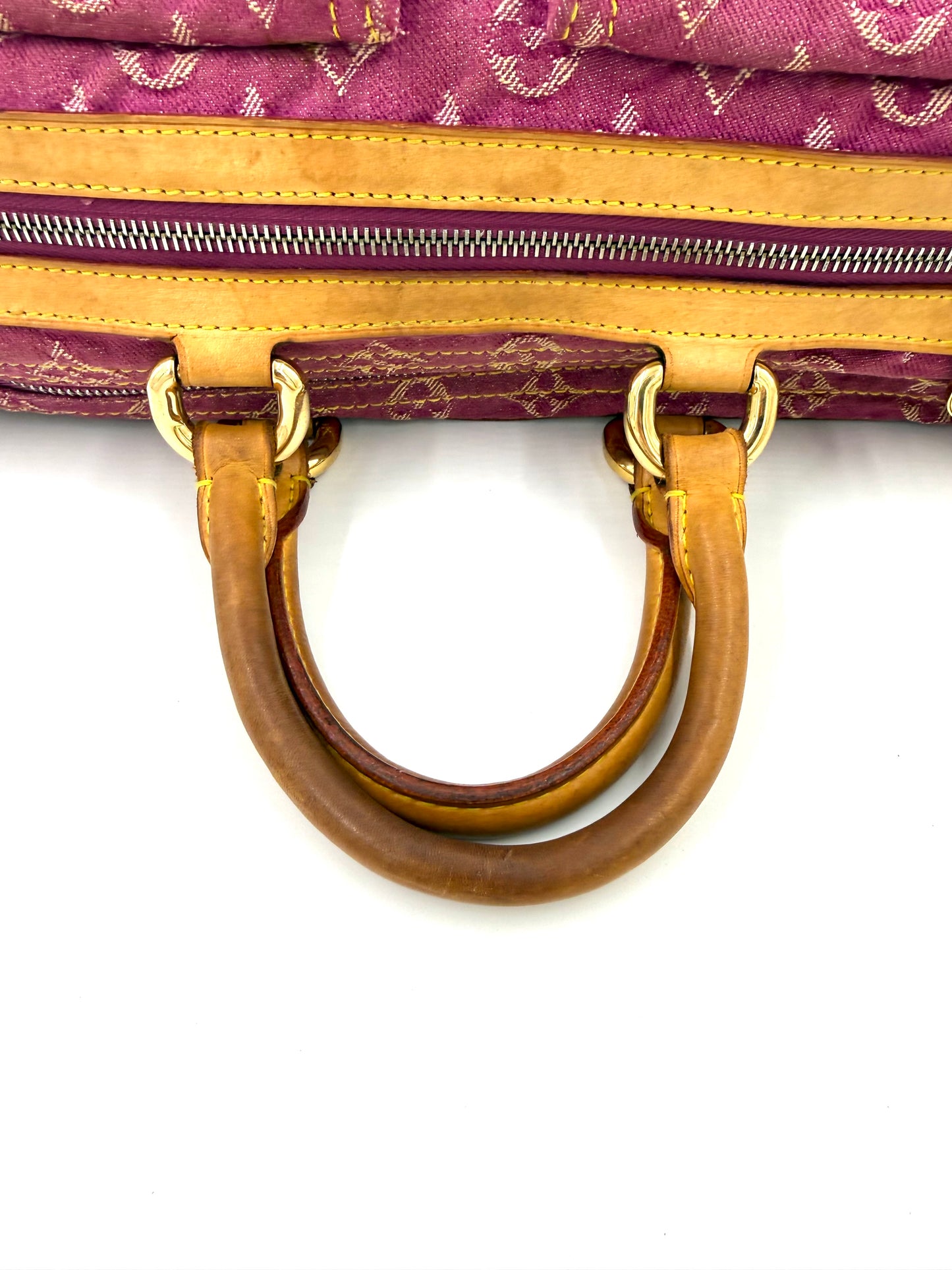 LOUIS VUITTON Neo Speedy 30 Monogram Denim pink