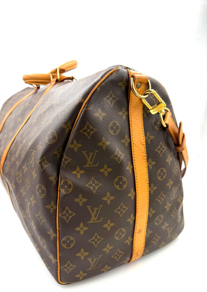LOUIS VUITTON Keepall 60 Bandouliere Monogram Canvas