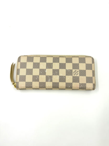LOUIS VUITTON Clemence Wallet Damier Azur