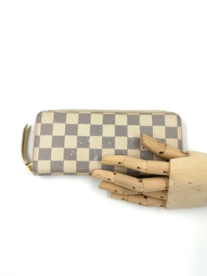 LOUIS VUITTON Clemence Wallet Damier Azur