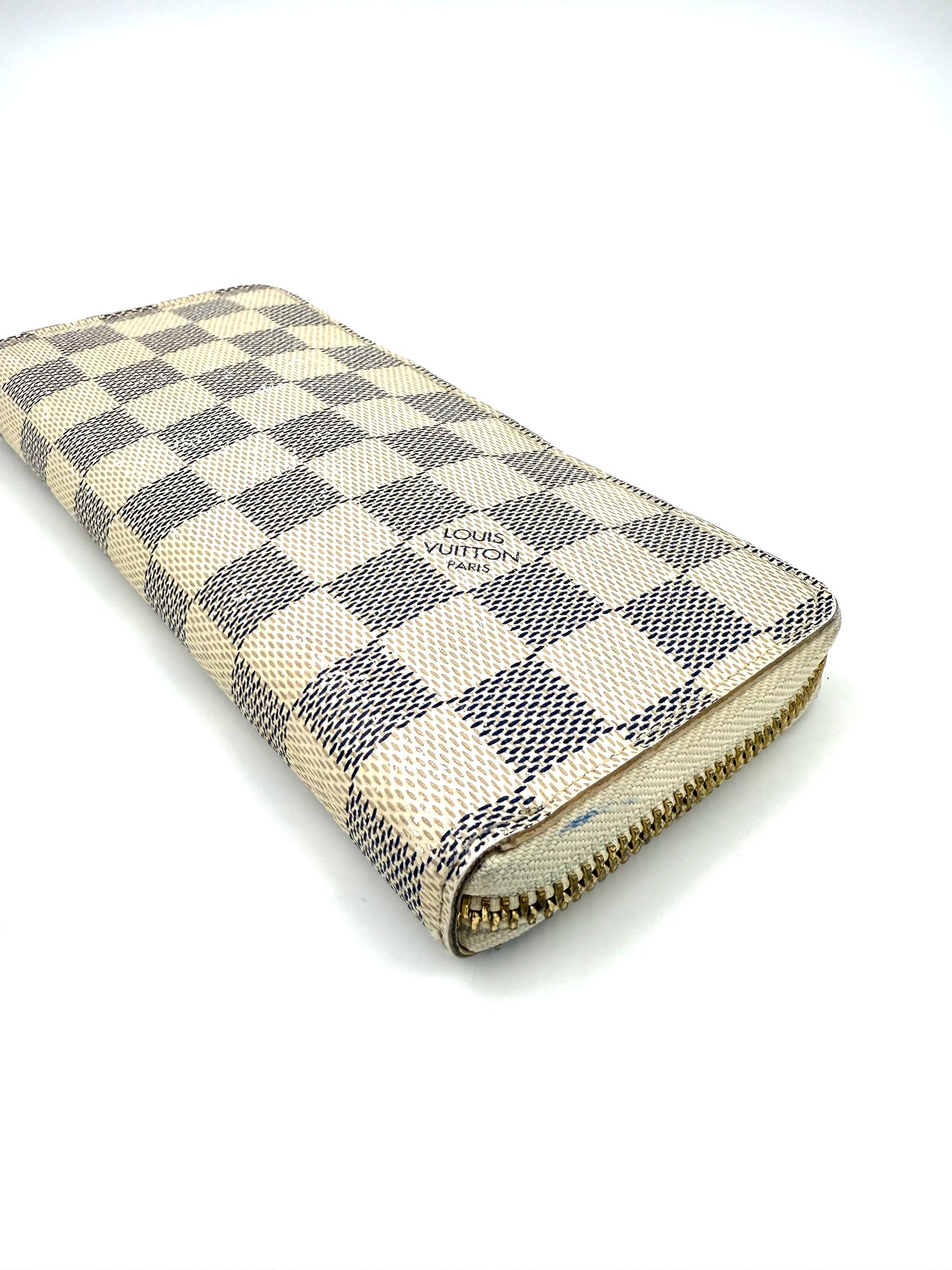LOUIS VUITTON Clemence Wallet Damier Azur