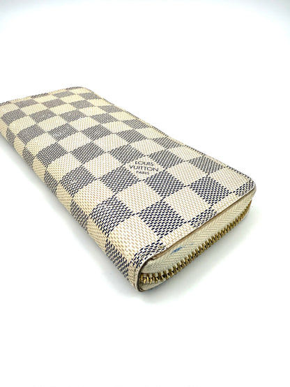 LOUIS VUITTON Clemence Wallet Damier Azur