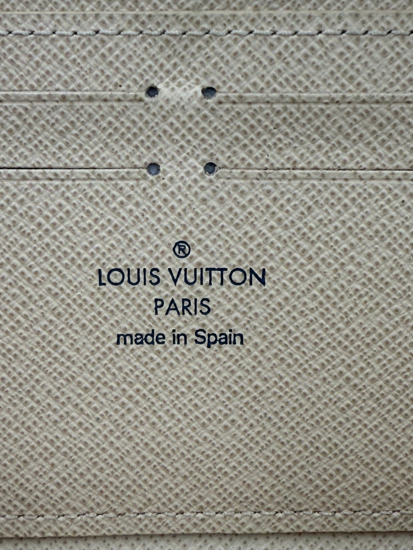 LOUIS VUITTON Clemence Wallet Damier Azur