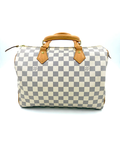 LOUIS VUITTON Speedy 30 Damier Azur