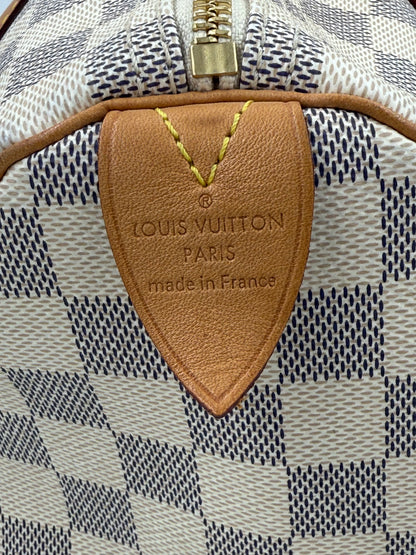 LOUIS VUITTON Speedy 30 Damier Azur