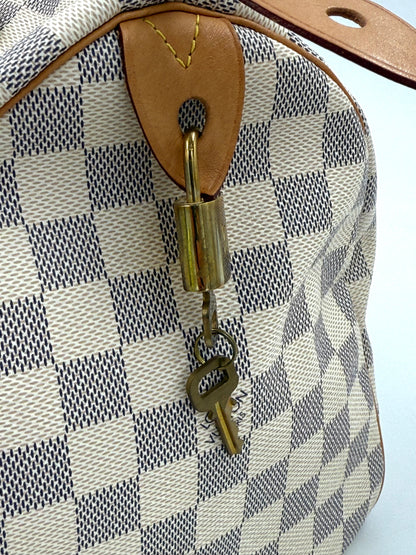 LOUIS VUITTON Speedy 30 Damier Azur