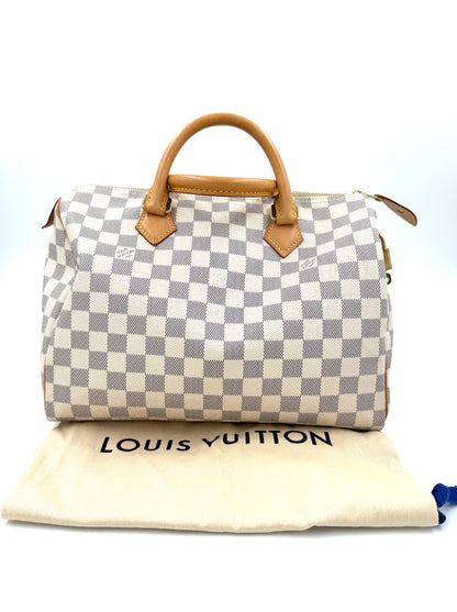 LOUIS VUITTON Speedy 30 Damier Azur