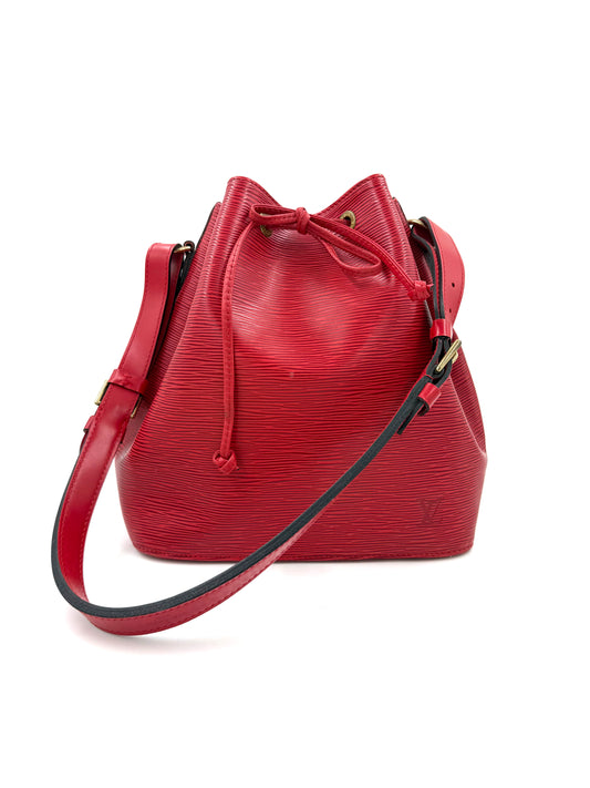 LOUIS VUITTON Noe petit Epi rouge
