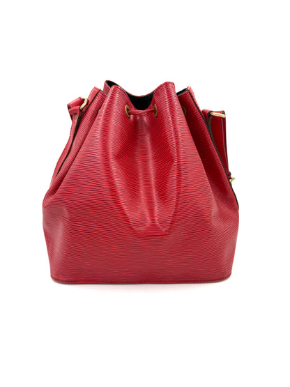 LOUIS VUITTON Noe petit Epi rouge