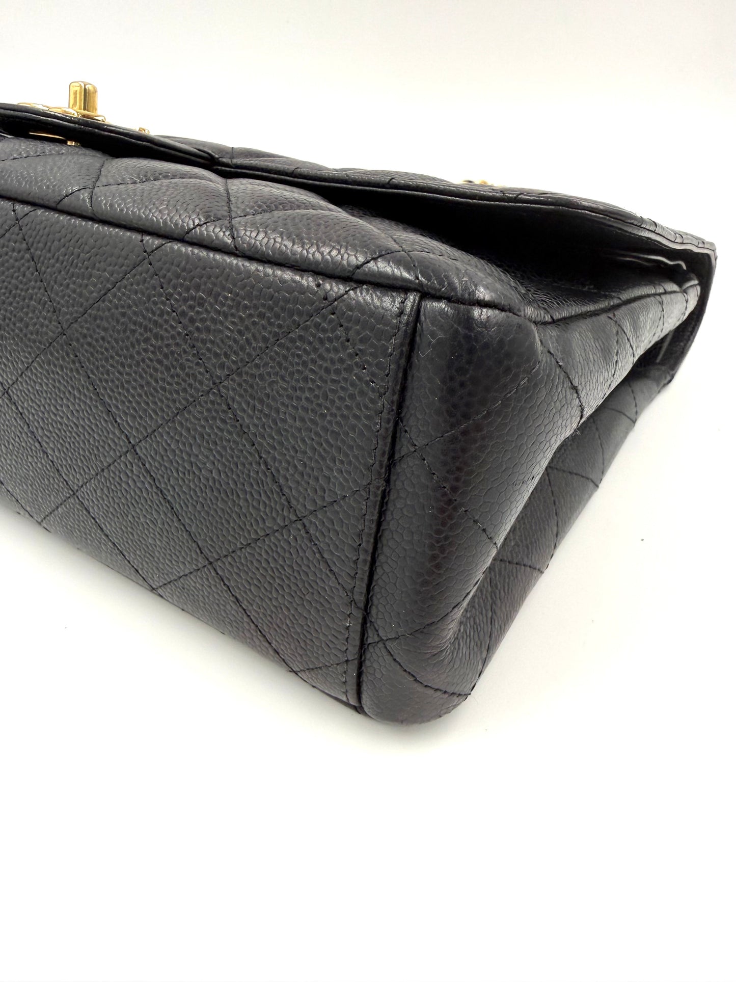 Chanel Timeless Maxi Double Flap Caviar schwarz GHW