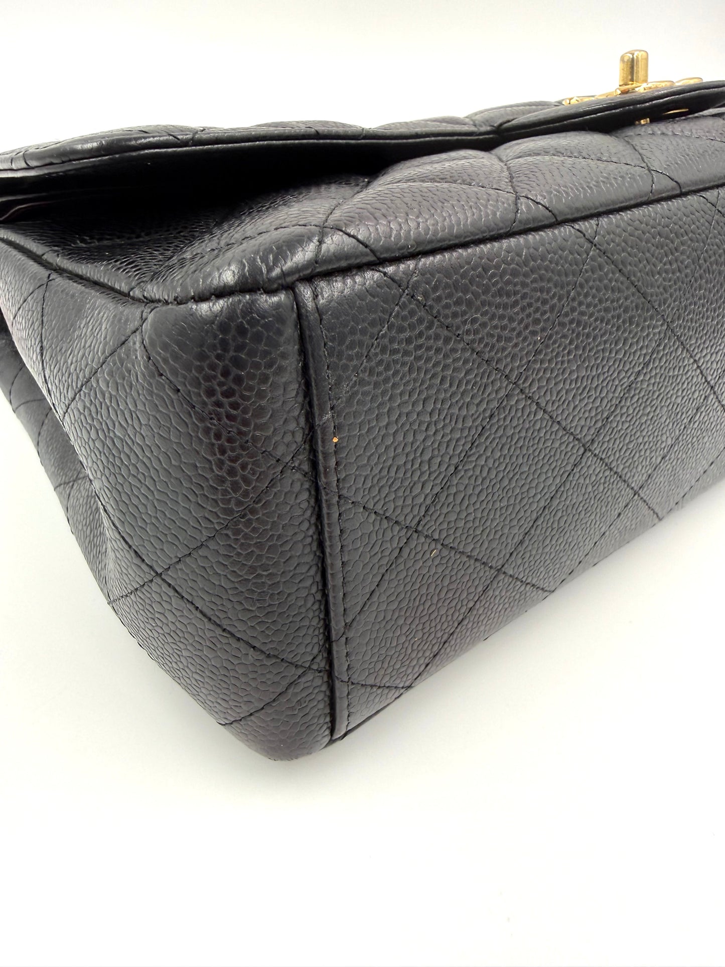 Chanel Timeless Maxi Double Flap Caviar schwarz GHW