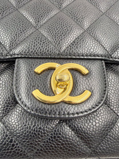 Chanel Timeless Maxi Double Flap Caviar schwarz GHW