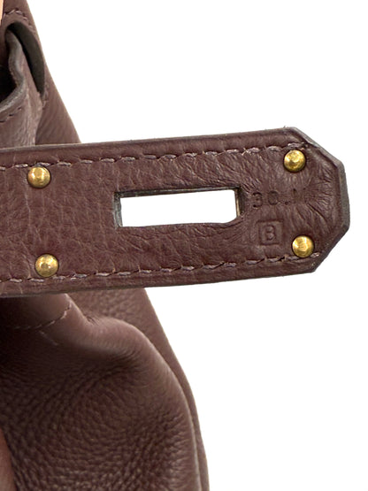 HERMÈS Sac haute a courroies 40 Togo GHW