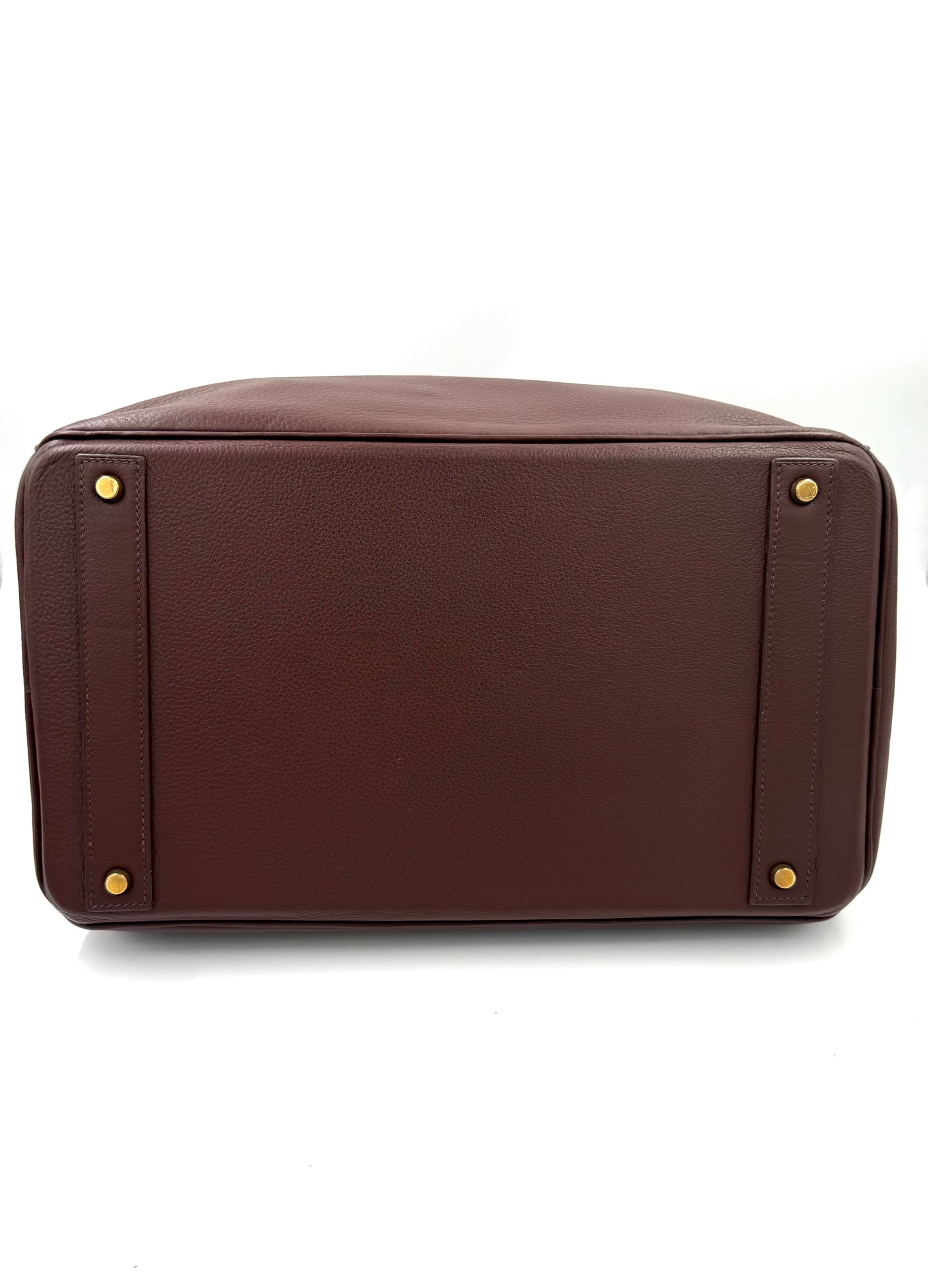 HERMÈS Sac haute a courroies 40 Togo GHW