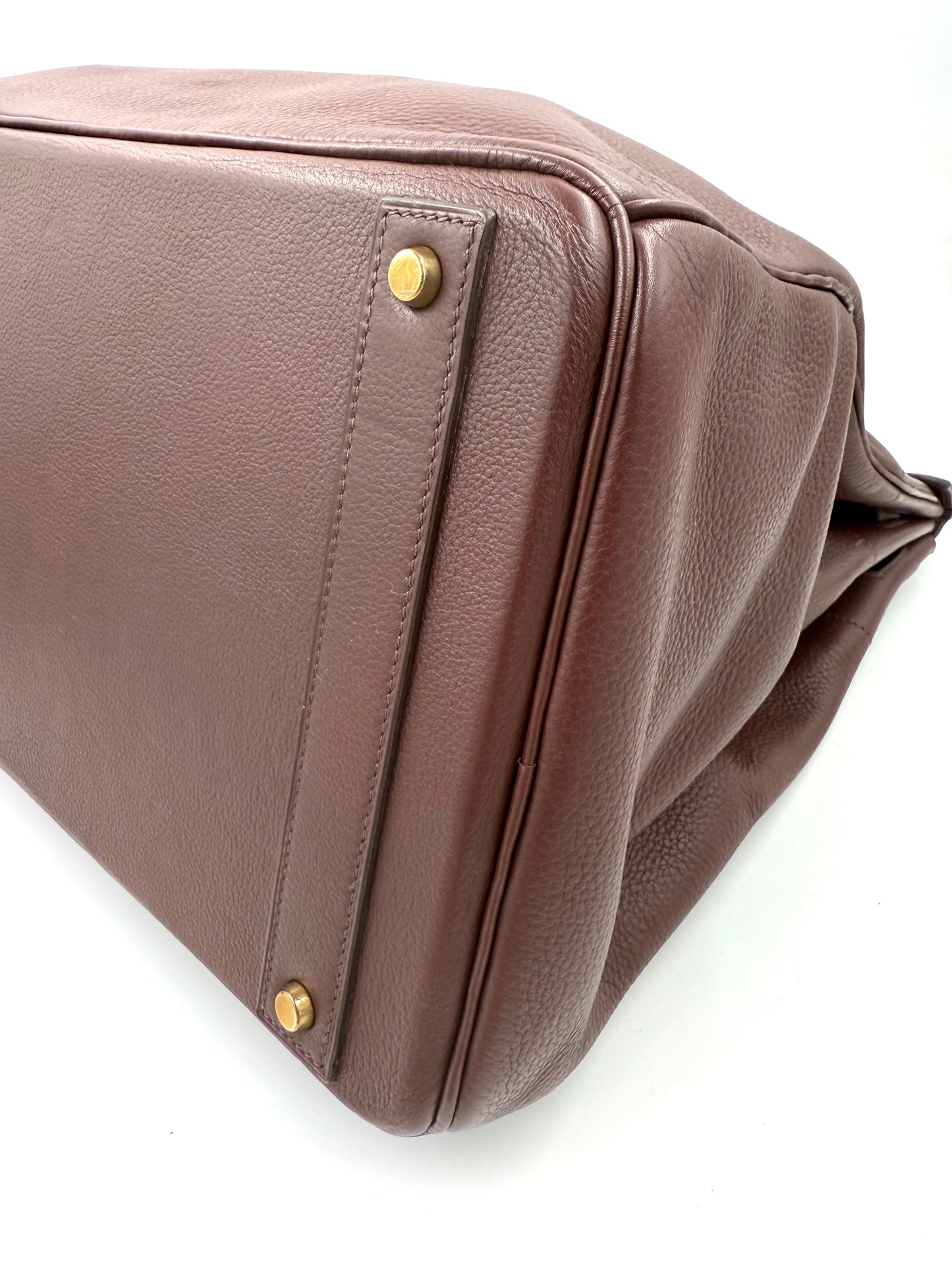 HERMÈS Sac haute a courroies 40 Togo GHW