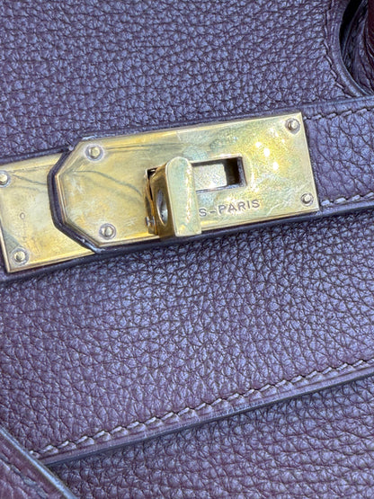 HERMÈS Sac haute a courroies 40 Togo GHW