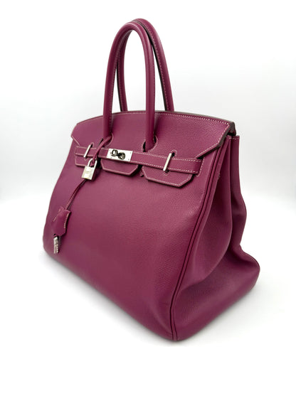 Birkin 35 Candy Collection Epsom Tosca / Rose Tyrien