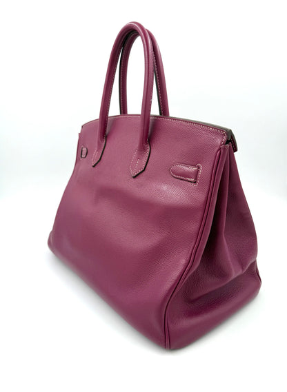 Birkin 35 Candy Collection Epsom Tosca / Rose Tyrien