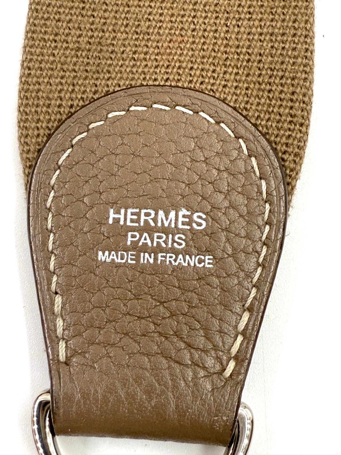 HERMÈS Eveylne 33 Etoupe Clemenceleder