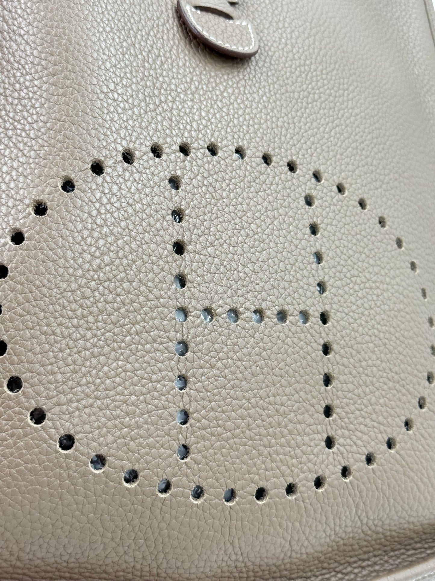 HERMÈS Eveylne 33 Etoupe Clemenceleder