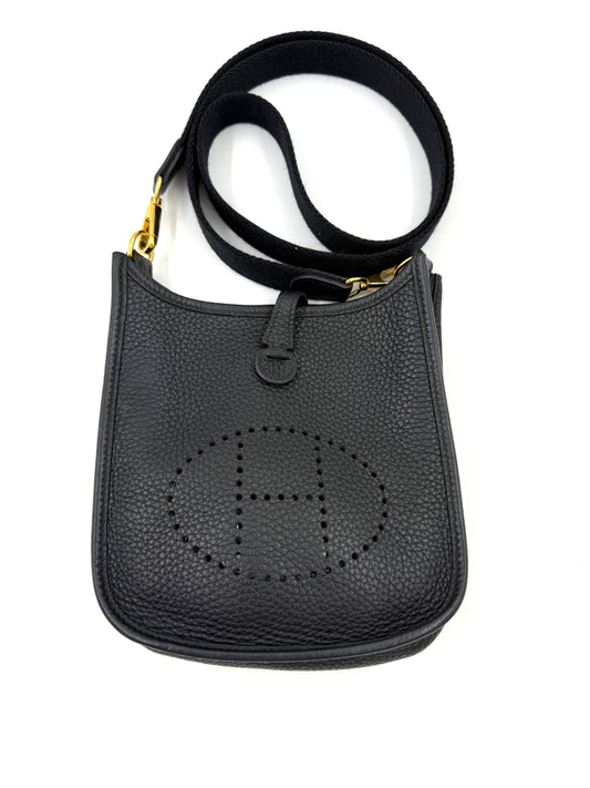 HERMÈS Eveylne 16 Clemenceleder schwarz