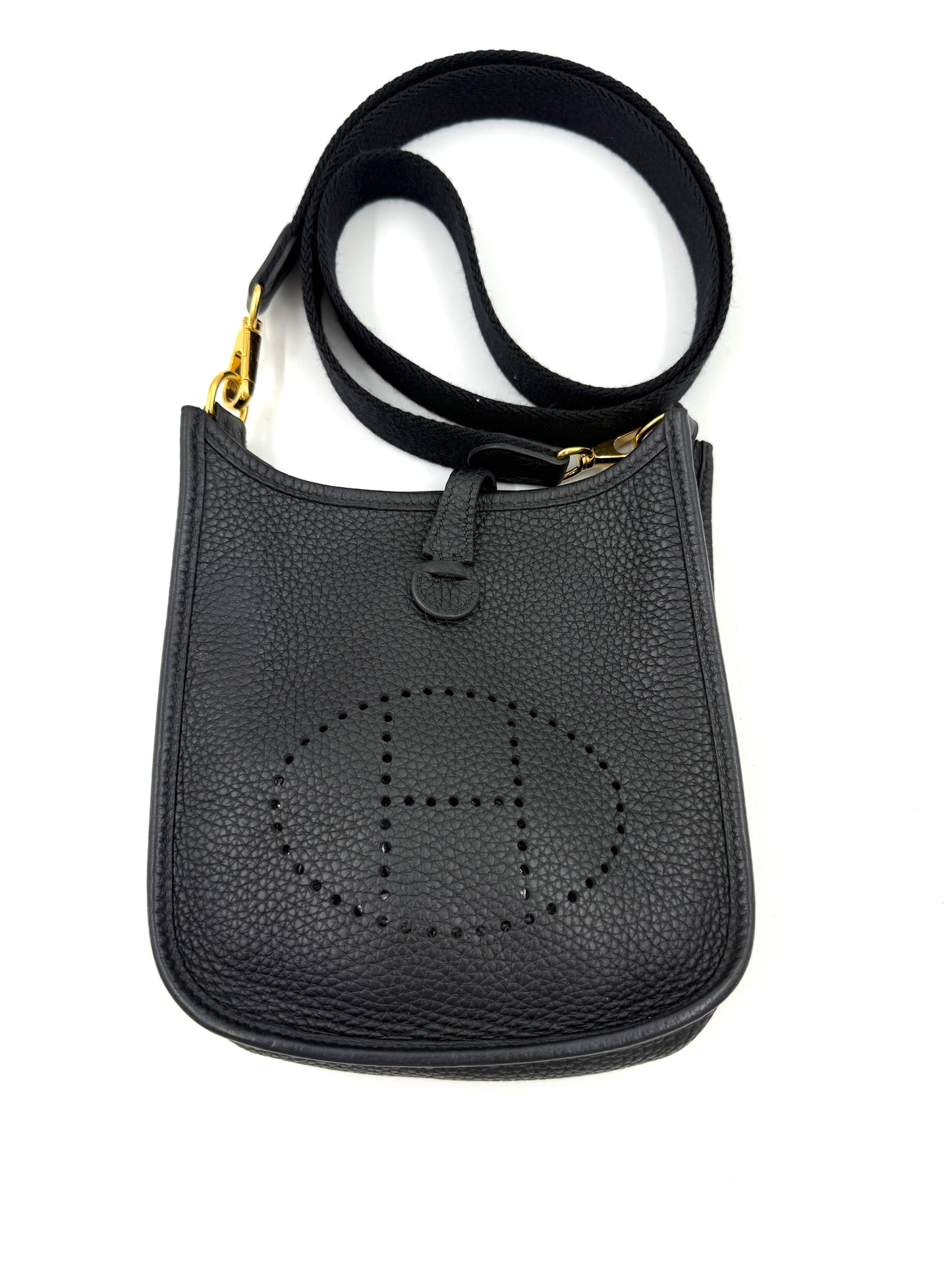 HERMÈS Evelyne 16 Clemenceleder schwarz