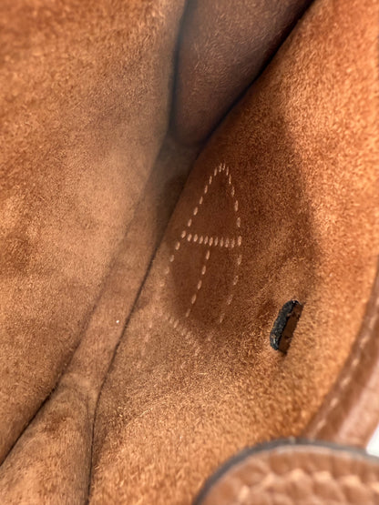 HERMÈS Eveylne 16 Clemenceleder braun