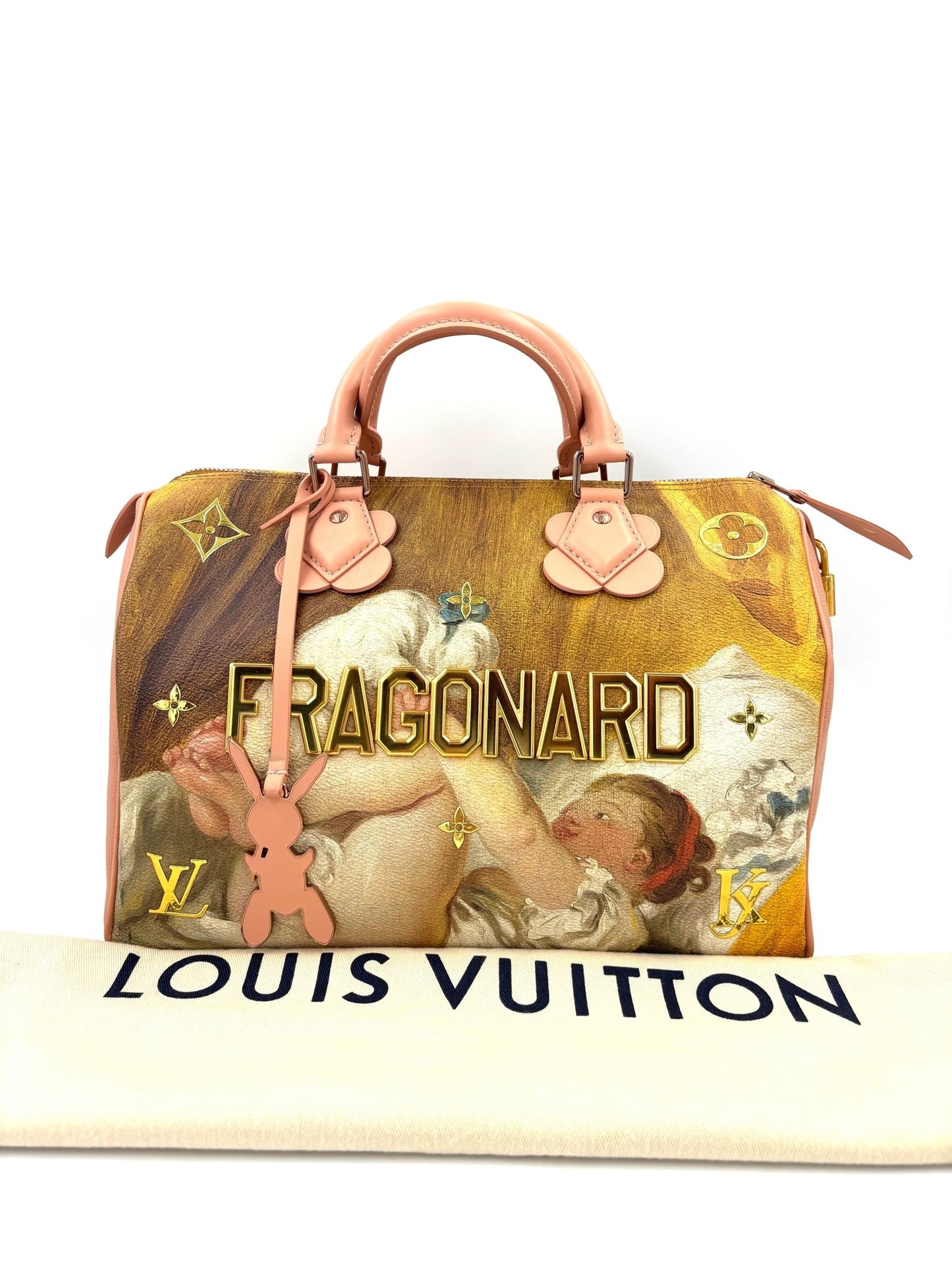 LOUIS VUITTON Speedy Fragonard Jeff Koons - Clutch & Macarons - Chip - Clutch & Macarons - 