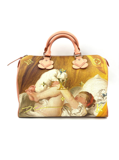 LOUIS VUITTON Speedy Fragonard Jeff Koons - Clutch & Macarons - Chip - Clutch & Macarons - 