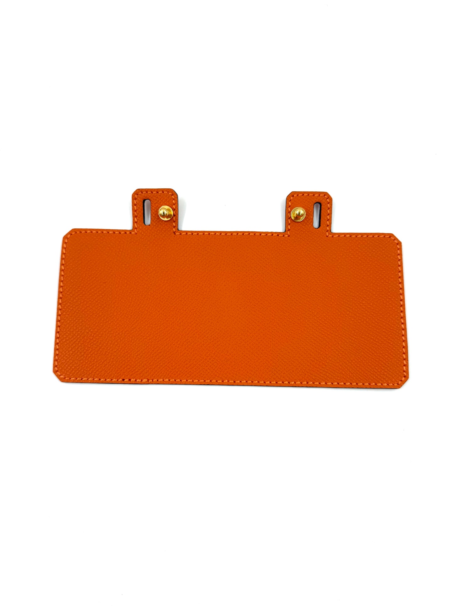 HERMÈS Kelly Long Wallet orange GHW