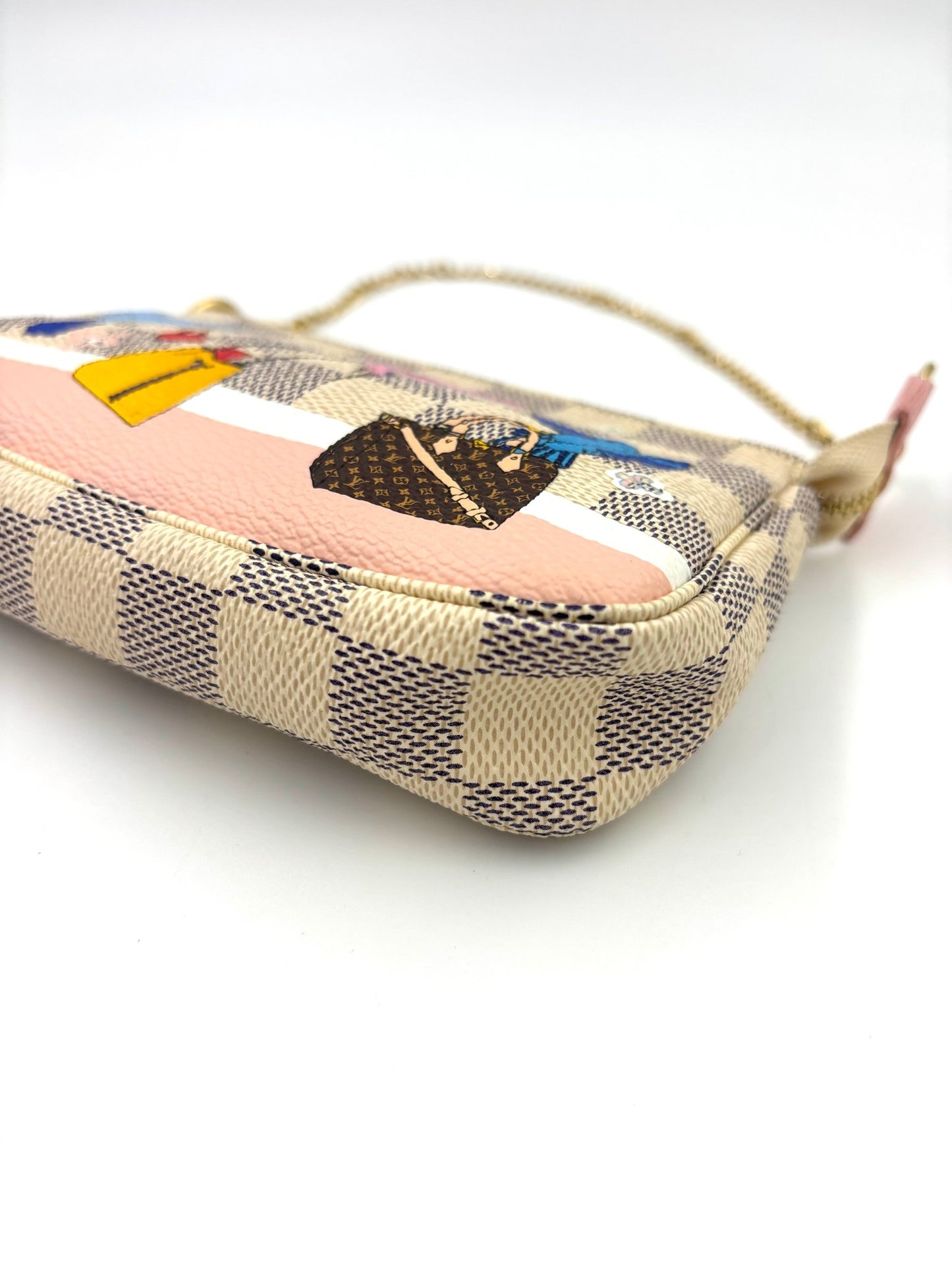 LOUIS VUITTON Mini Pochette x - Mas Damier Azur - Clutch & Macarons - SF2188 - Clutch & Macarons - 