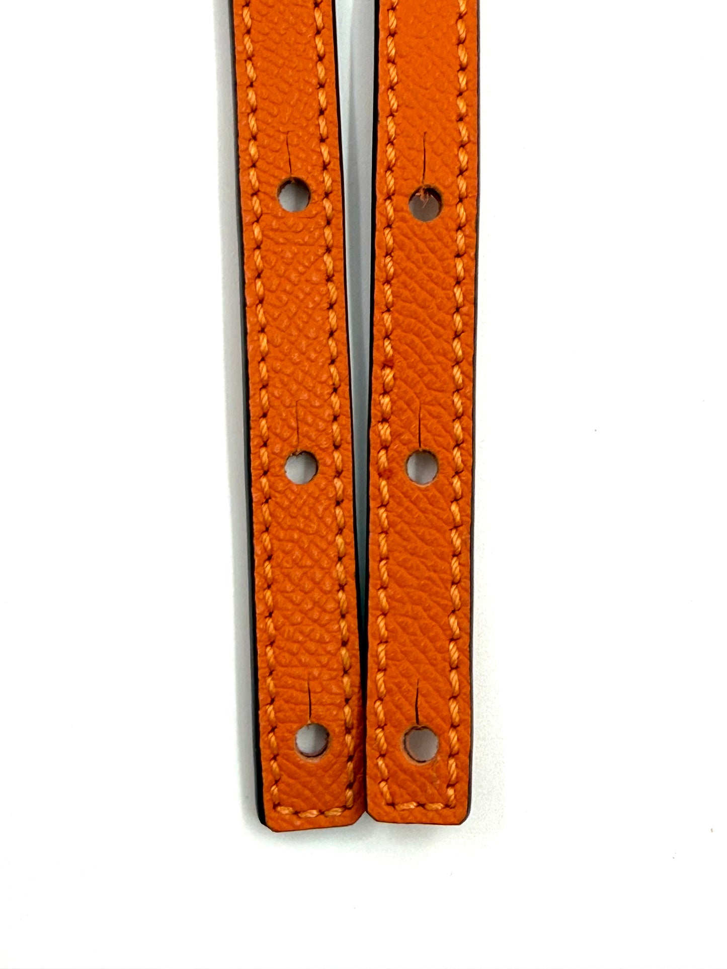 HERMÈS Kelly Long Wallet orange GHW