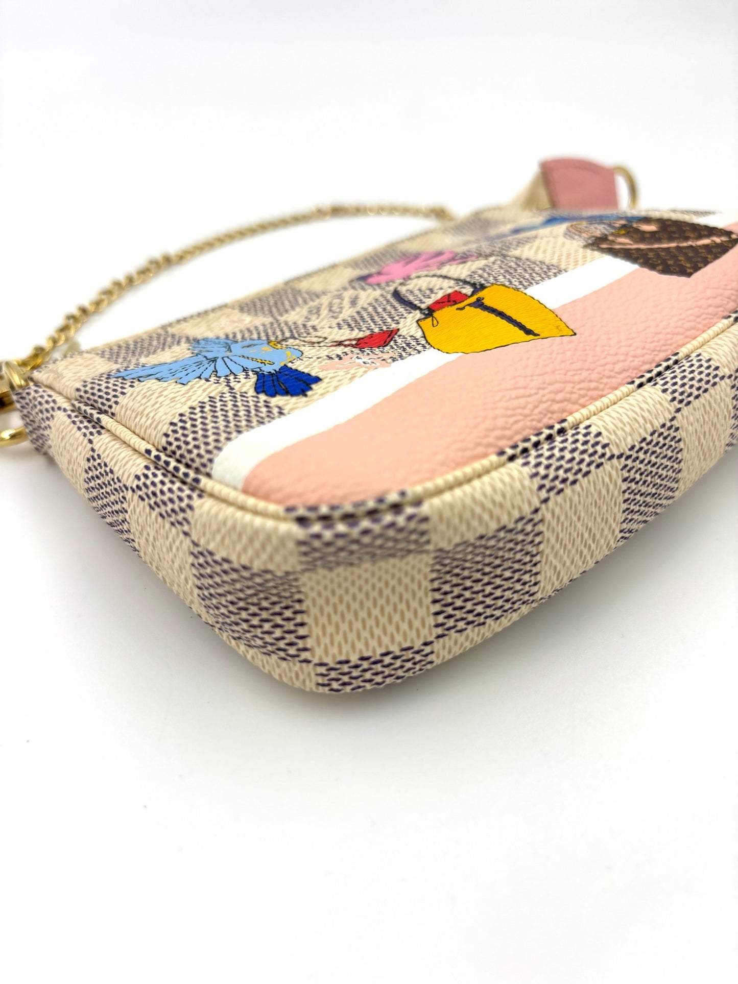 LOUIS VUITTON Mini Pochette x - Mas Damier Azur - Clutch & Macarons - SF2188 - Clutch & Macarons - 