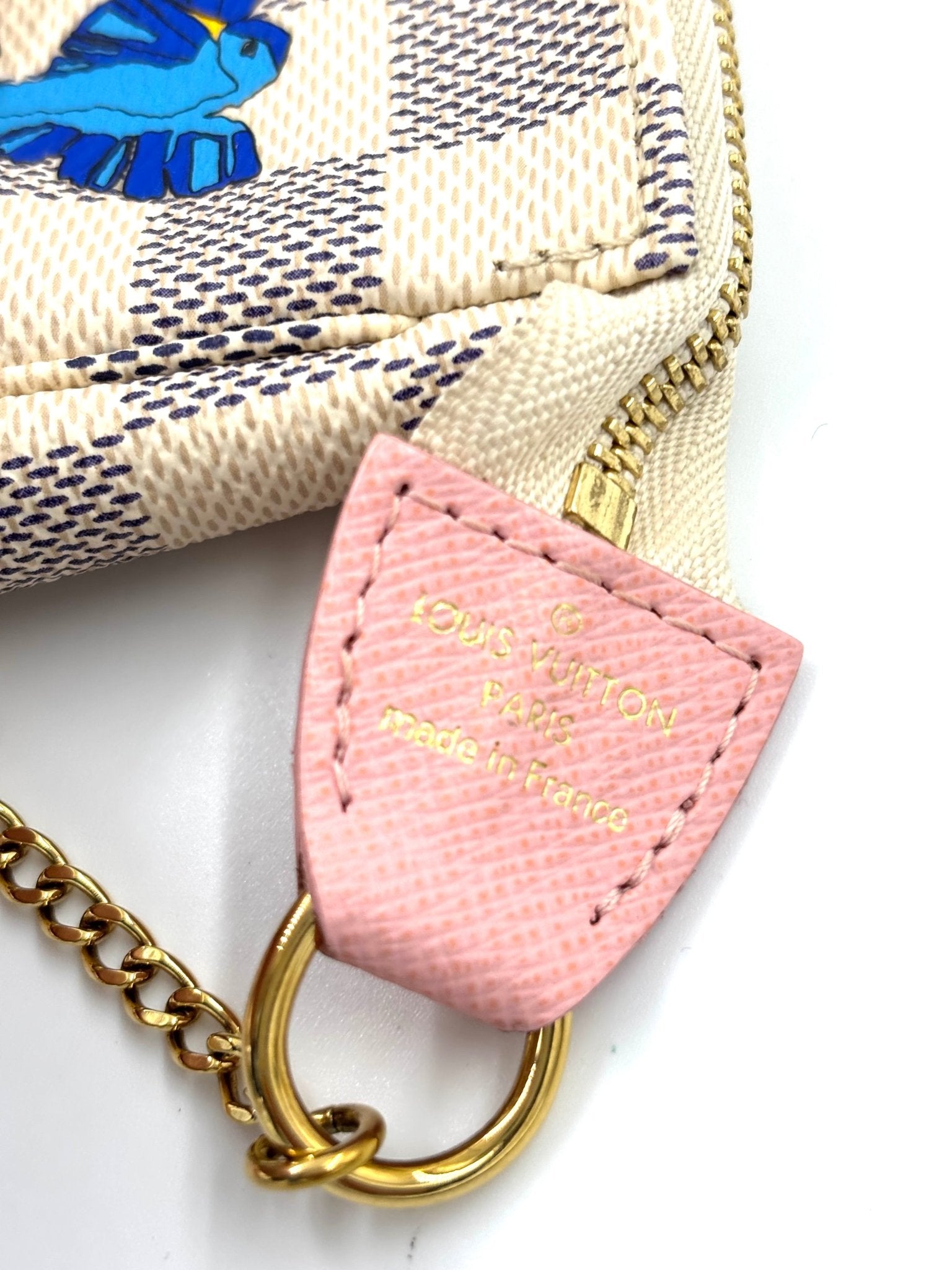 LOUIS VUITTON Mini Pochette x - Mas Damier Azur - Clutch & Macarons - SF2188 - Clutch & Macarons - 