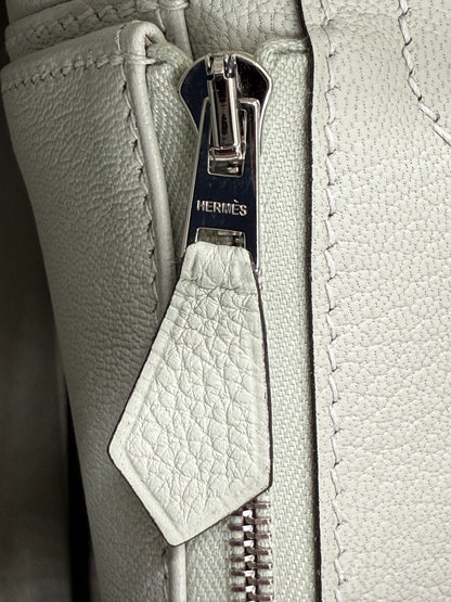 HERMÈS Birkin 30 Togo Gris Neve PHW