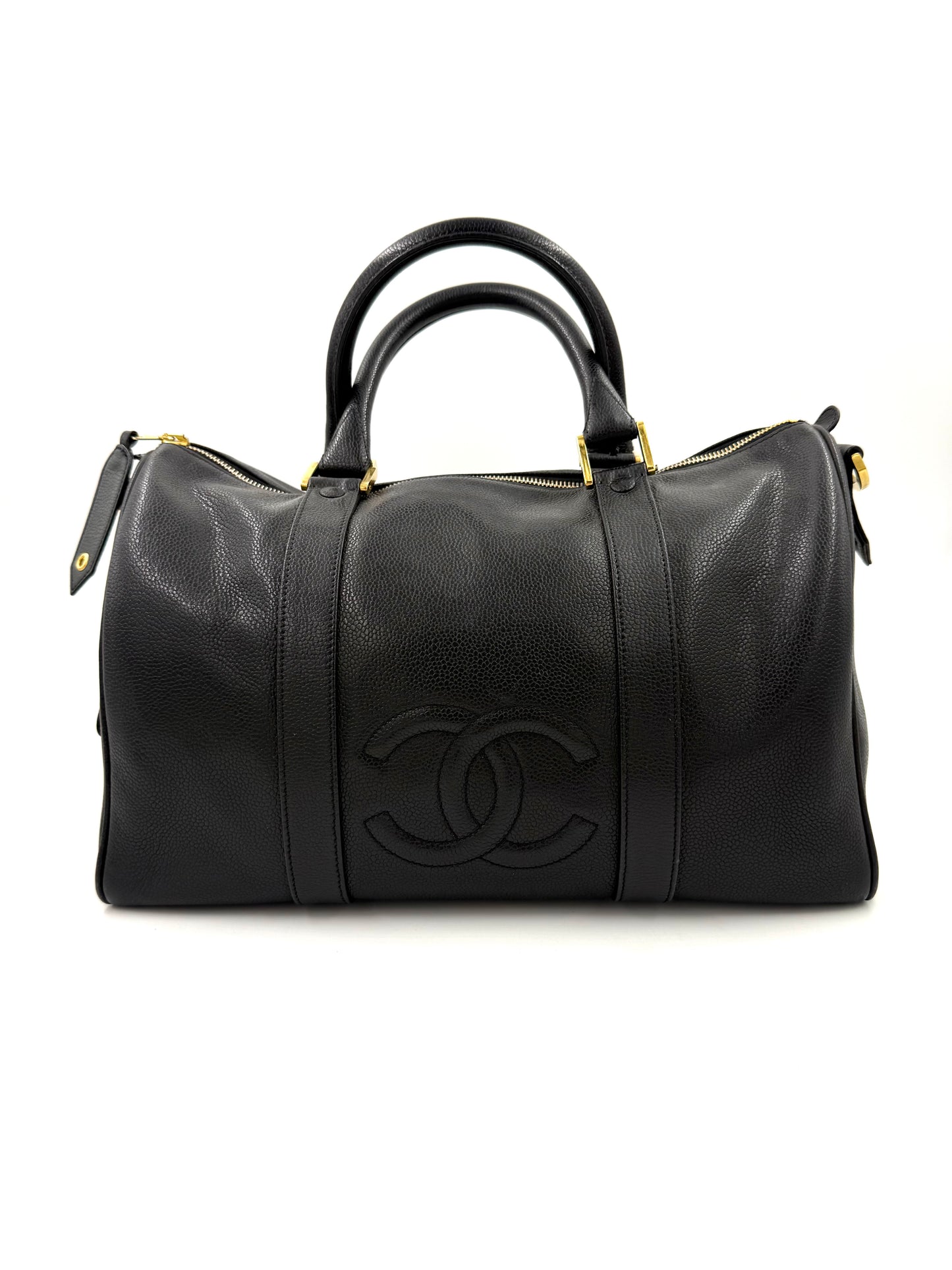 CHANEL CC Speedy Caviar schwarz GHW