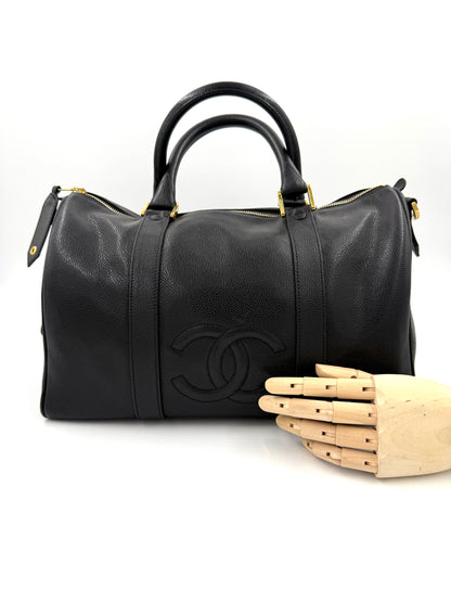 CHANEL CC Speedy Caviar schwarz GHW