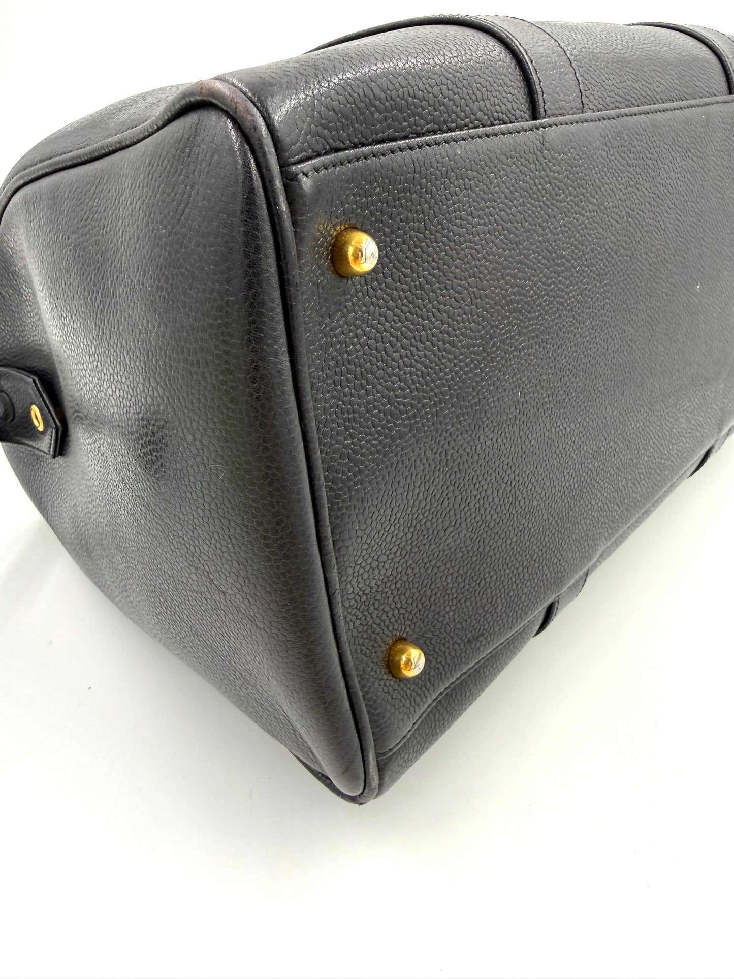 CHANEL CC Speedy Caviar schwarz GHW