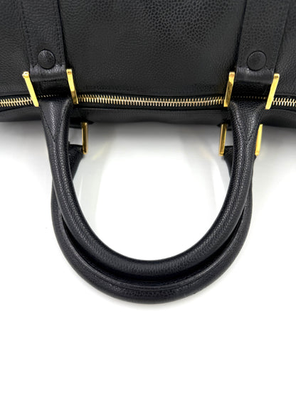 CHANEL CC Speedy Caviar schwarz GHW