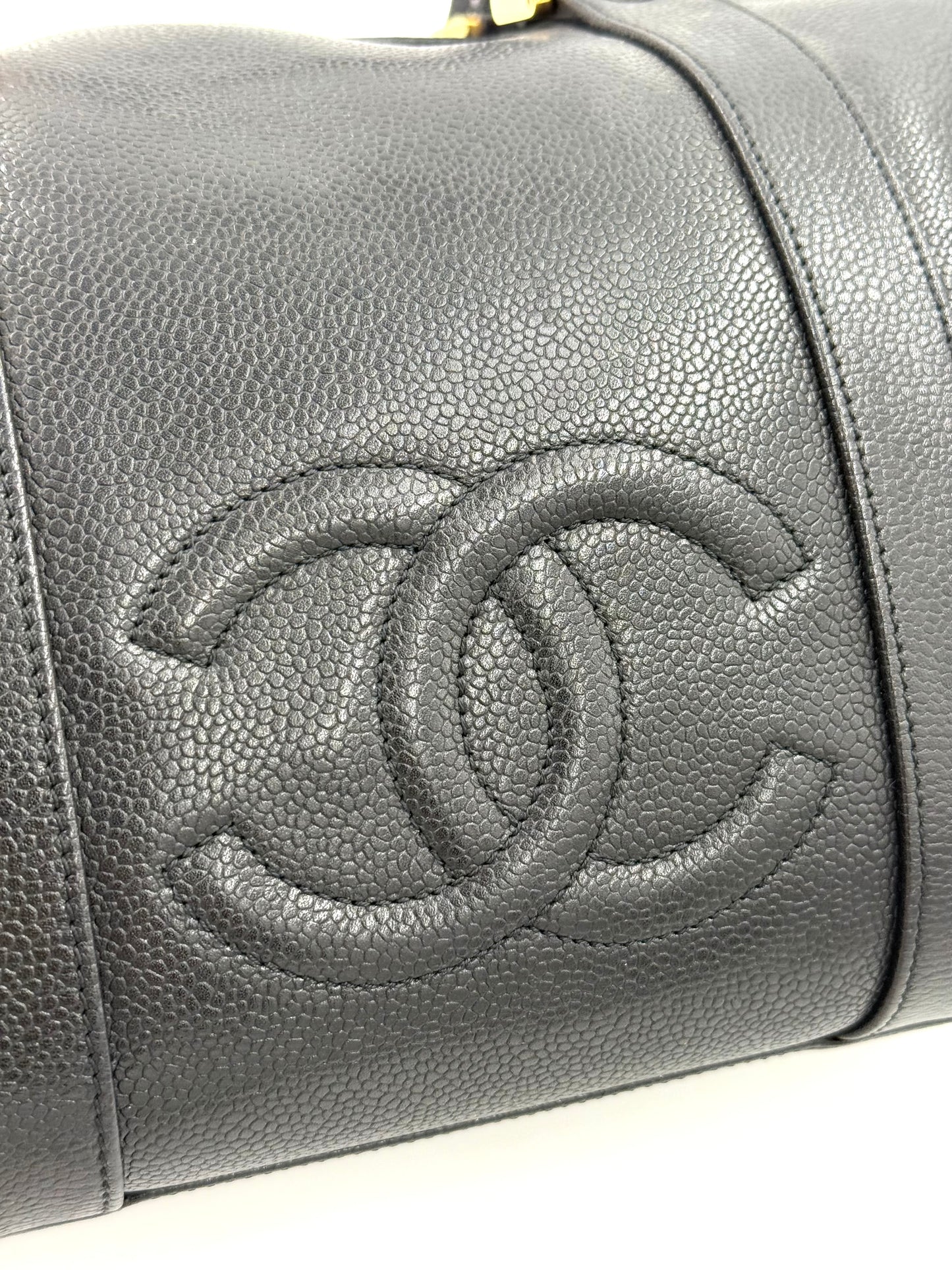 CHANEL CC Speedy Caviar schwarz GHW