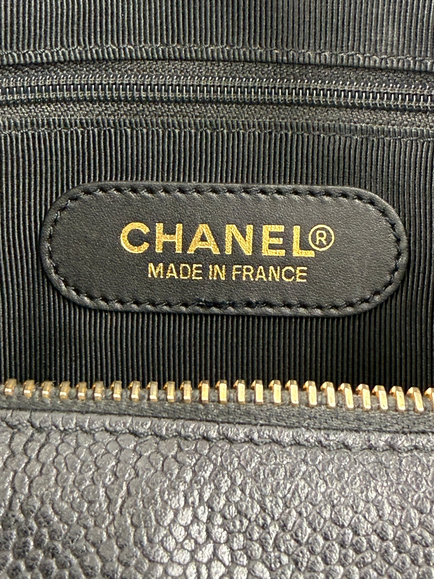 CHANEL CC Speedy Caviar schwarz GHW