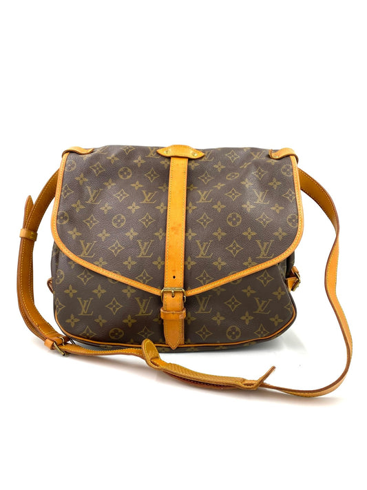 LOUIS VUITTON Saumur 35 Monogram Canvas - Clutch & Macarons - AR0942 - Clutch & Macarons - 